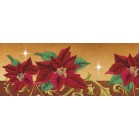 BARRA ADESIVA - 43.6 X 4.0 - FELIZ NATAL - FLORES